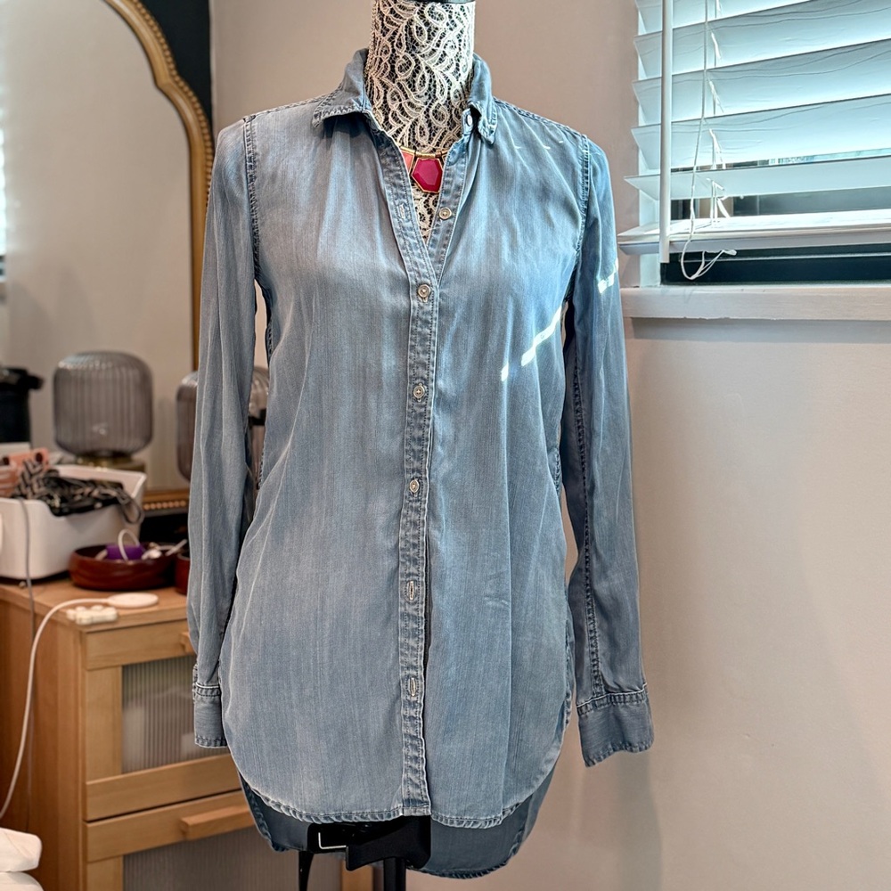 GAP 1969 Premium Denim Utility shirt sz XS